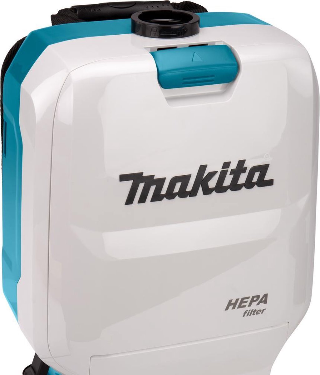 Makita DVC660Z 2x18 V Rugstofzuiger voor schoonmaak (+ GRATIS ACCU)