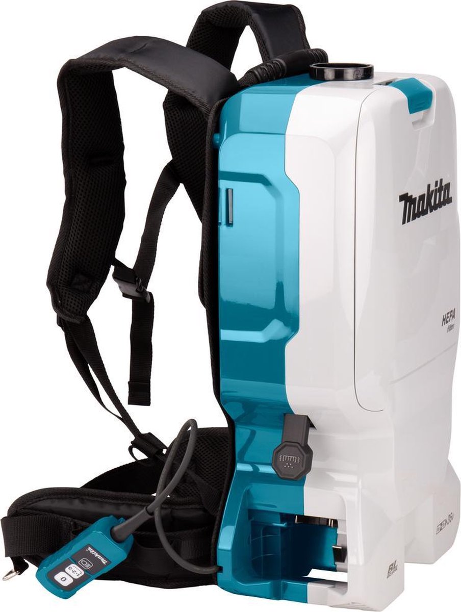 Makita DVC660Z 2x18 V Rugstofzuiger voor schoonmaak (+ GRATIS ACCU)