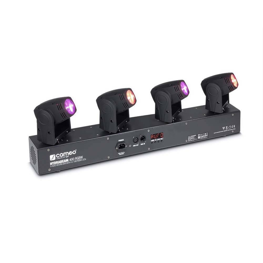 Cameo Hydrabeam 400RGBW 4 RGBW moving-heads op bar