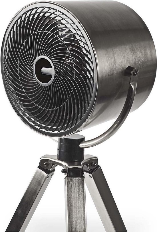 Nedis Ventilator op driepoot standaard 25cm metaal - Grijs