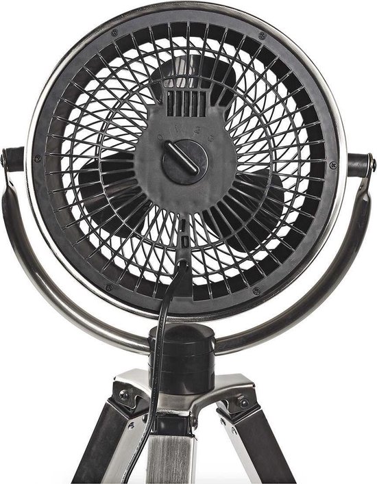 Nedis Ventilator op driepoot standaard 25cm metaal - Grijs