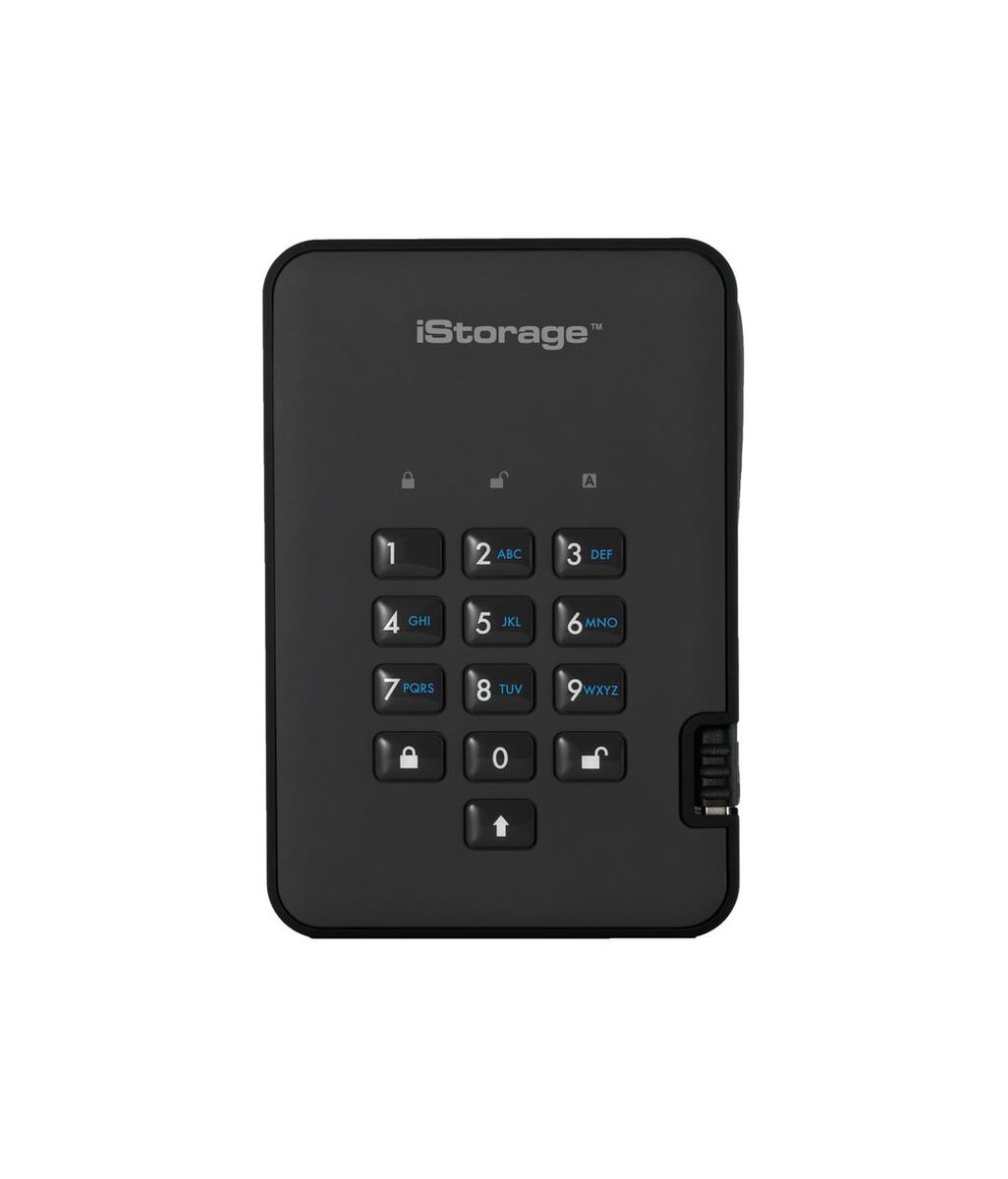 iStorage diskAshur 2 externe harde schijf 1000 GB - Zwart