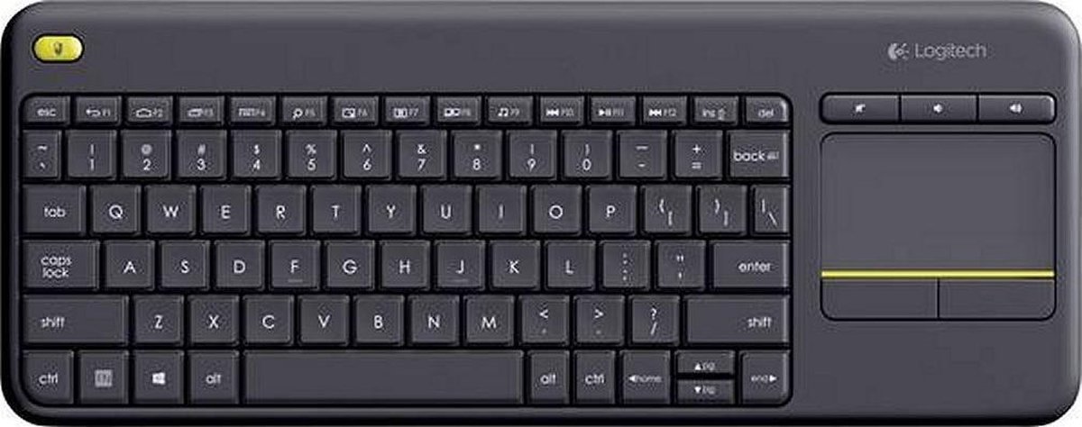 Logitech K400 Plus - Toetsenbord RF Draadloos QWERTZ - Duits / - Negro