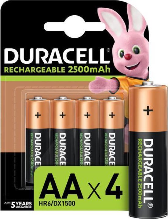 Duracell Recharge Ultra AA-batterijen 4 stuks