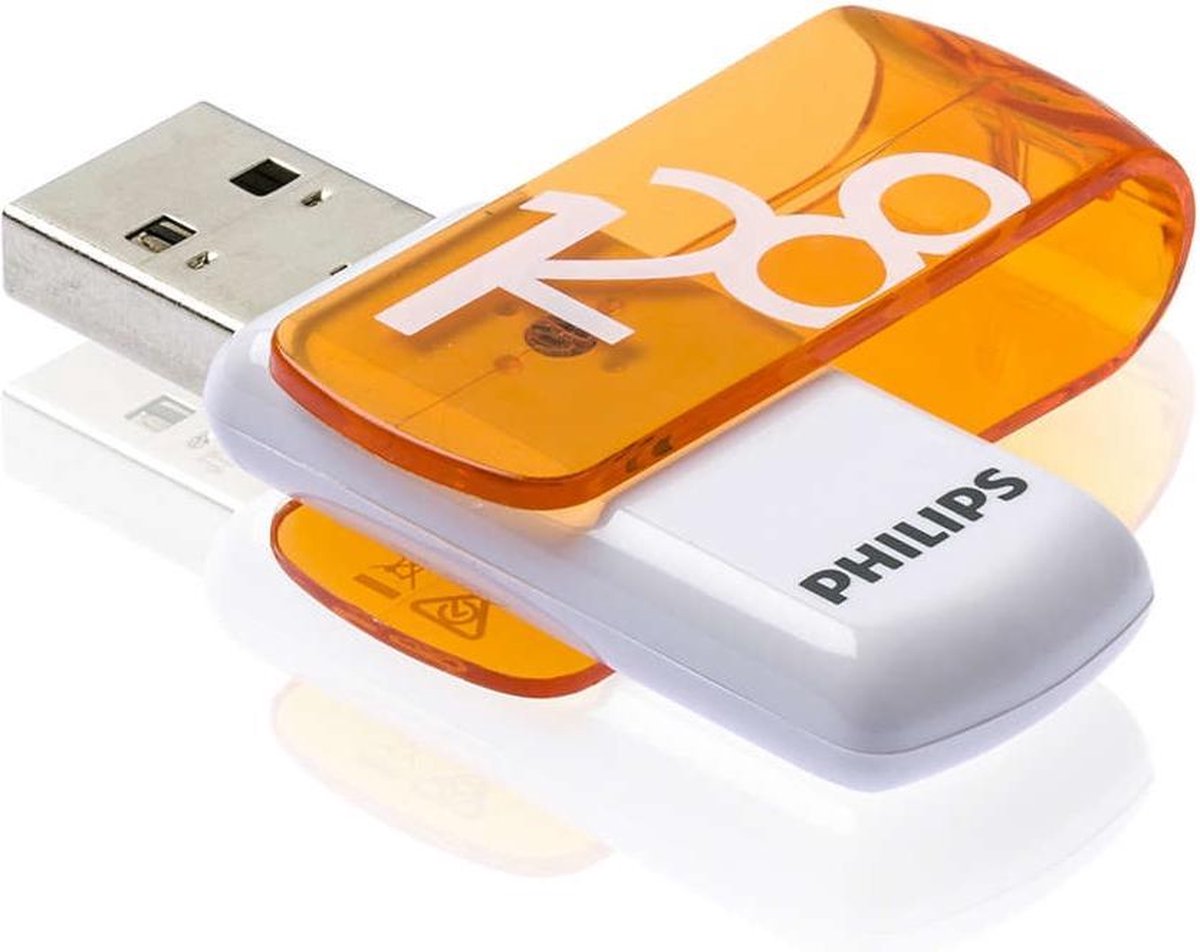 Philips Philips FM12FD05B/00 USB flash drive 128 GB USB Type-A 2.0, - Oranje