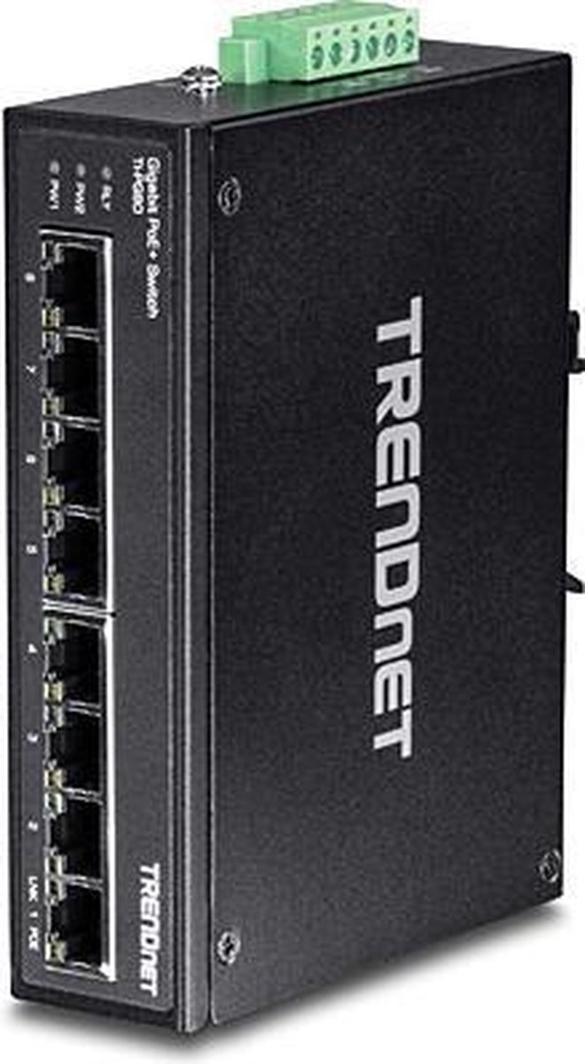 TrendNet TI-PG80 netwerk-switch Unmanaged L2 Gigabit Ethernet (10/100/1000) Power over Ethernet (PoE) - Zwart
