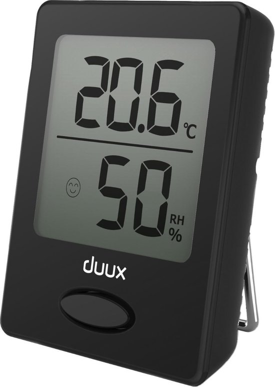 Duux Sense Hygrometer en Thermometer - Zwart