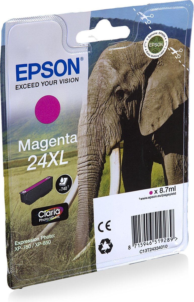 Epson 24XL Cartridge - Magenta
