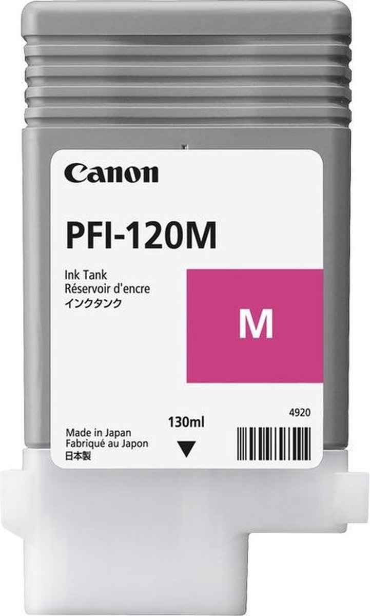 Canon PFI-120M inktcartridge Original 1 stuk(s) - Magenta