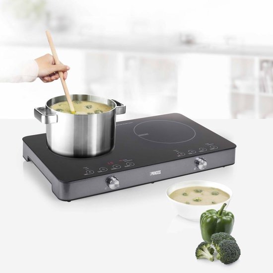 Princess Induction Plate (double) - Zwart