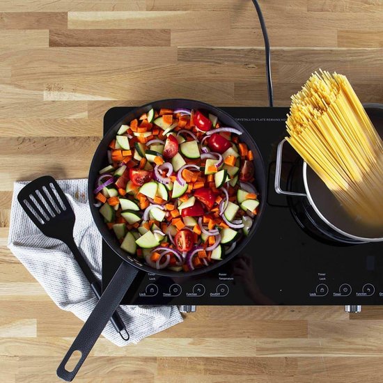 Princess Induction Plate (double) - Zwart