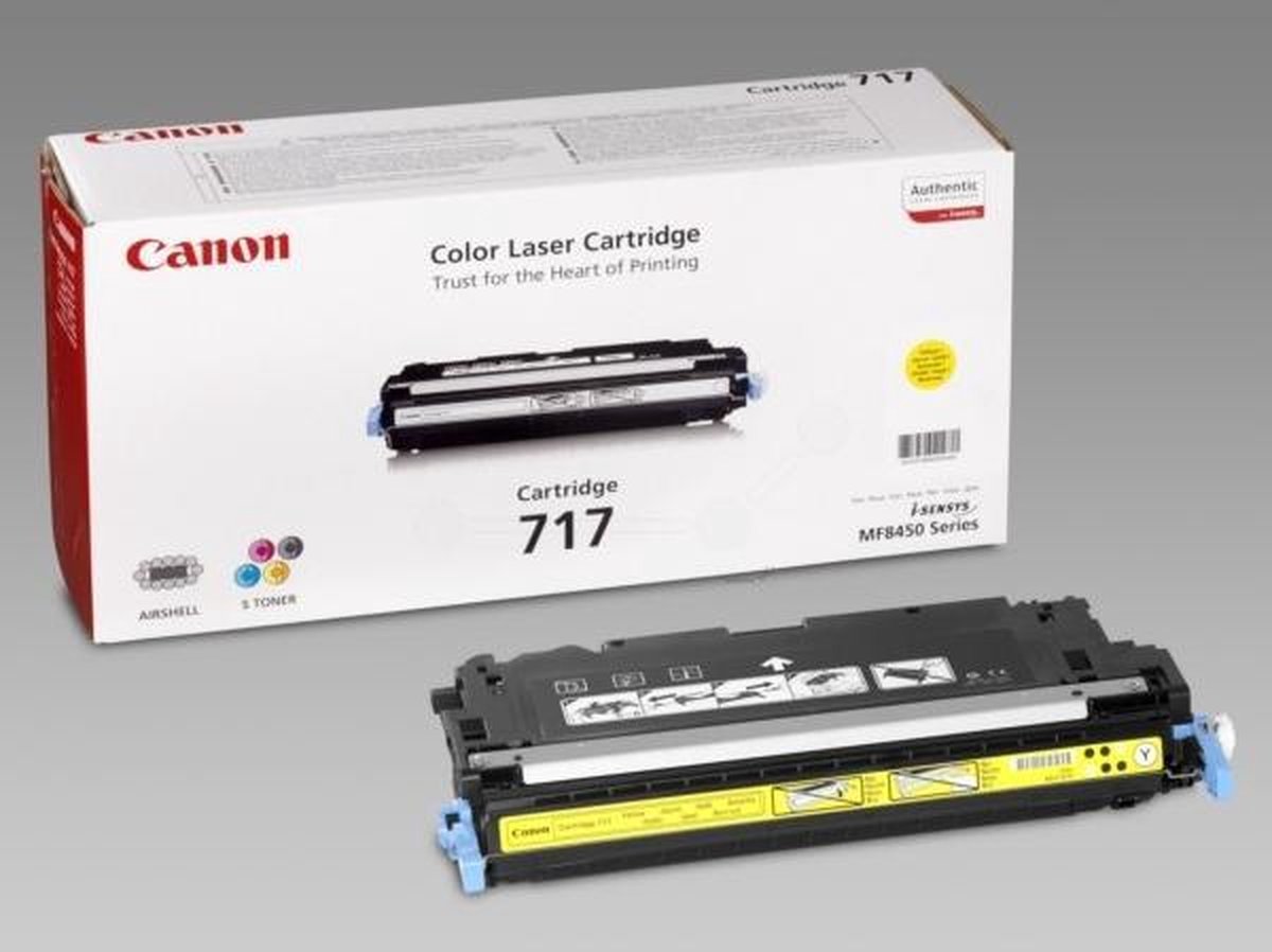 Canon 717 - Tonercartridge / - Geel