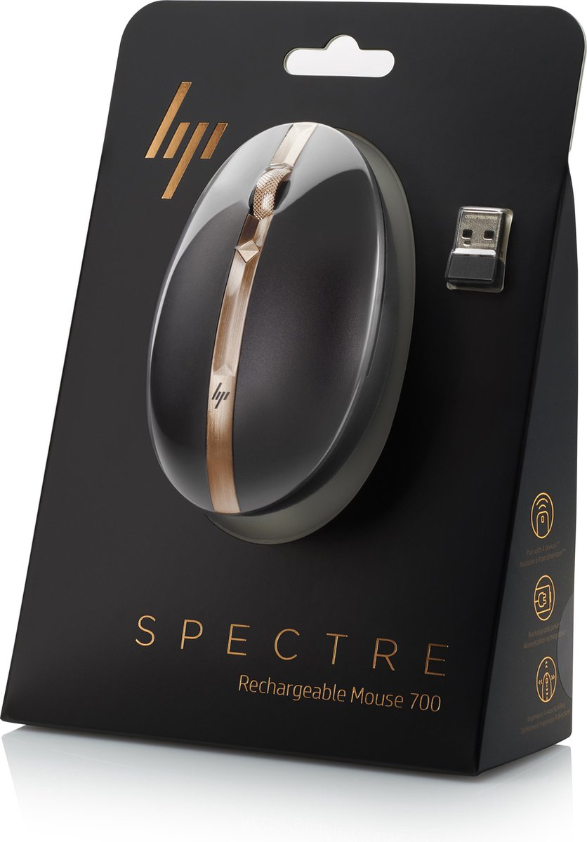 HP Spectre Oplaadbare Muis 700 - Zwart