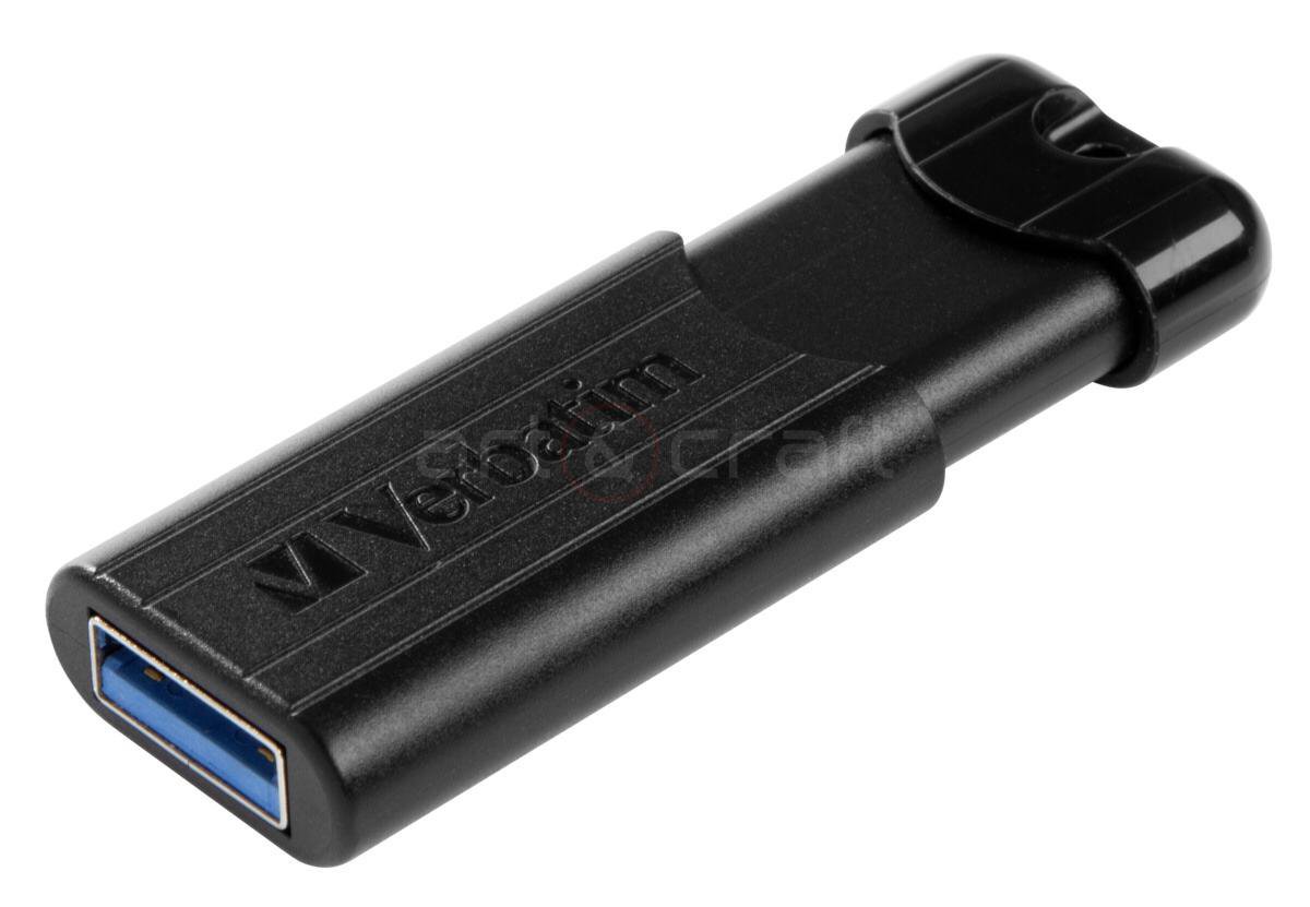 Verbatim PinStripe USB flash drive 16 GB USB Type-A 3.2 Gen 1 (3.1 Gen 1) - Zwart