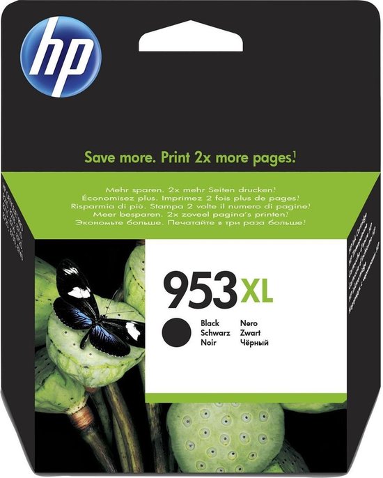 HP 953XL - Inktcartridge / / Hoge Capaciteit - Zwart