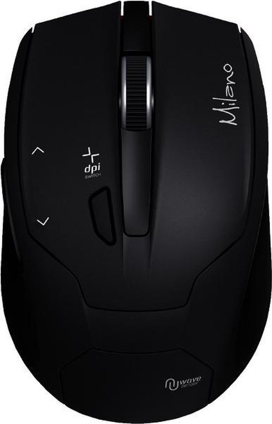 Hama Milano muis RF Draadloos Optisch 2400 DPI - Zwart