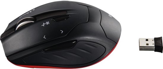 Hama Milano muis RF Draadloos Optisch 2400 DPI - Zwart
