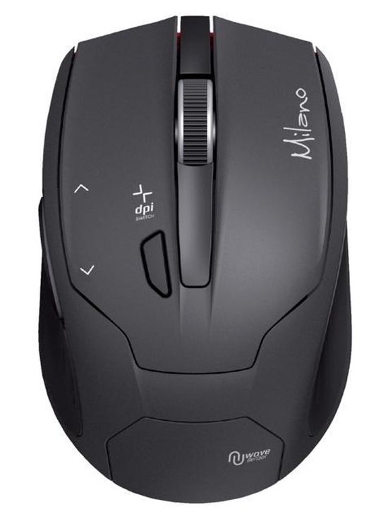 Hama Milano muis RF Draadloos Optisch 2400 DPI - Zwart