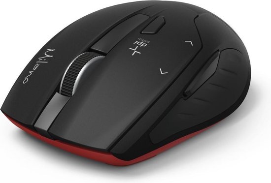 Hama Milano muis RF Draadloos Optisch 2400 DPI - Zwart