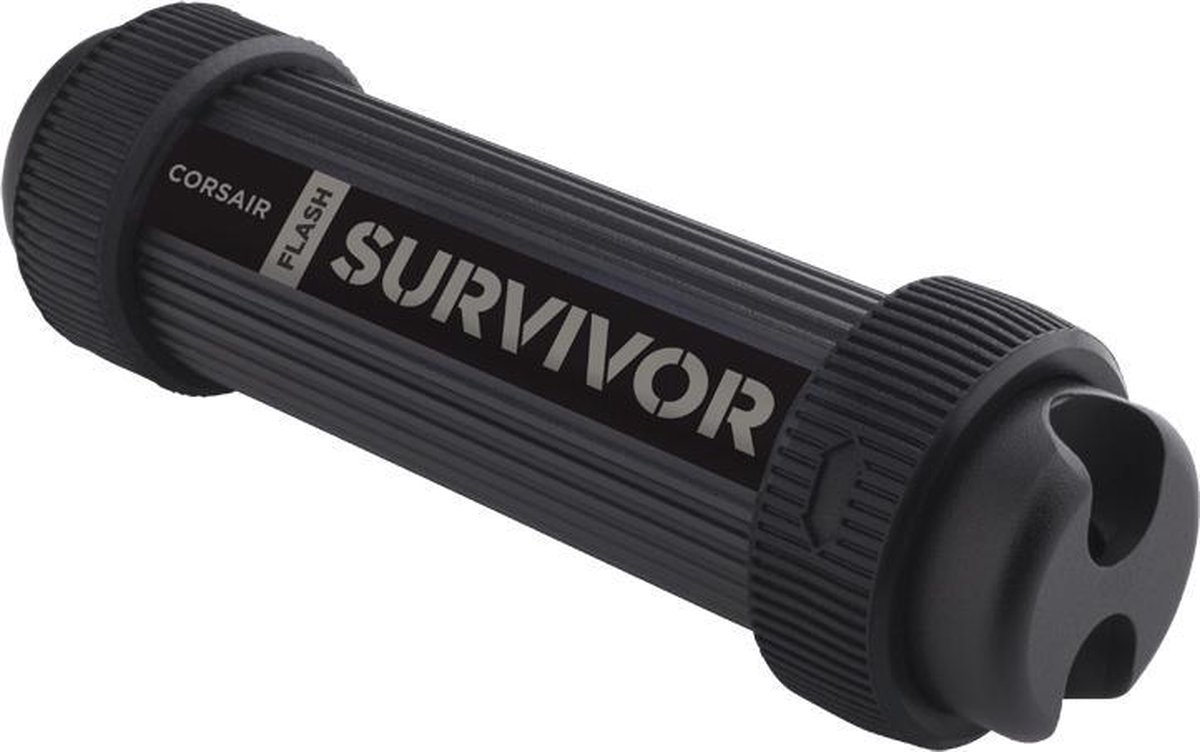 Corsair Survivor Stealth (V2) - USB-stick - 256 GB - Zwart