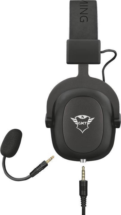 Trust GXT 414 Zamak - Premium Gaming Headset voor PS4, PS5, Xbox Series X en PC - - Zwart