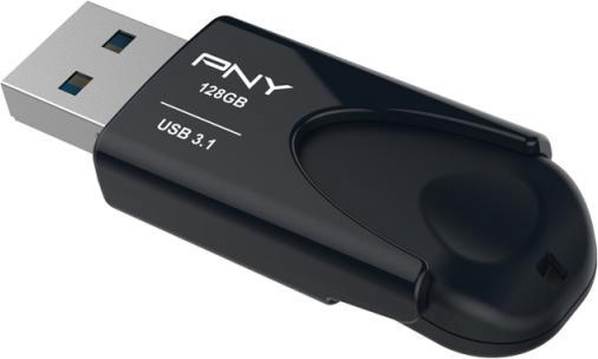 PNY Attache 4 3.1 USB flash drive 128 GB USB Type-A 3.2 Gen 1 (3.1 Gen 1) - Zwart