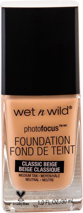 Wet n Wild Wet?n Wild Photo Focus Foundation Classic - Medium huid, neutrale ondertoon. - Beige