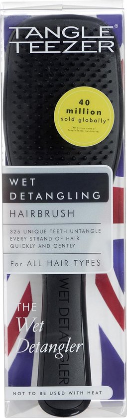 Tangle Teezer Wet Detangling Hair Brush Midnight Black
