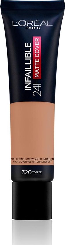 L'Oréal Paris Infaillible 24H Matte Cover Foundation 320 Caramel - Bruin