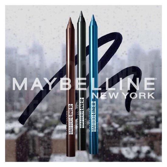 Maybelline Tattoo Liner Gel Pencil Bold Brown - Zwart