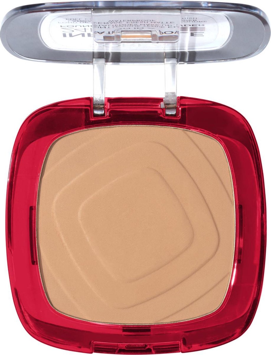 L'Oreal Paris Infaillible 24H Fresh Wear Powder Foundation 140 Golden - Lichte huid, warme ondertoon. - Beige