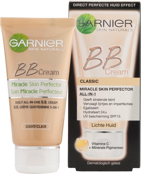Garnier Skincare SkinActive BB Cream Classic Light - Lichte huidtint.