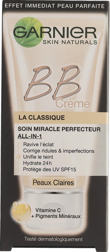 Garnier Skincare SkinActive BB Cream Classic Light - Lichte huidtint.