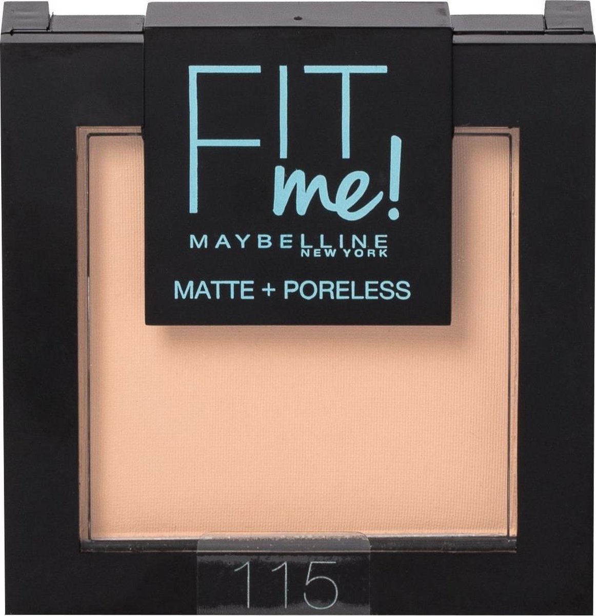 Maybelline Fit Me Matte and Poreless Powder 115 Ivory - Lichte tot medium huid, gele ondertoon.