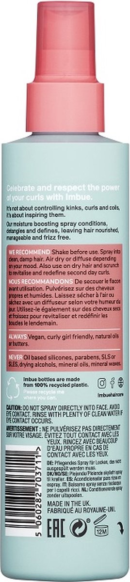 Imbue Curlinspiring Conditioning Leave In Spray