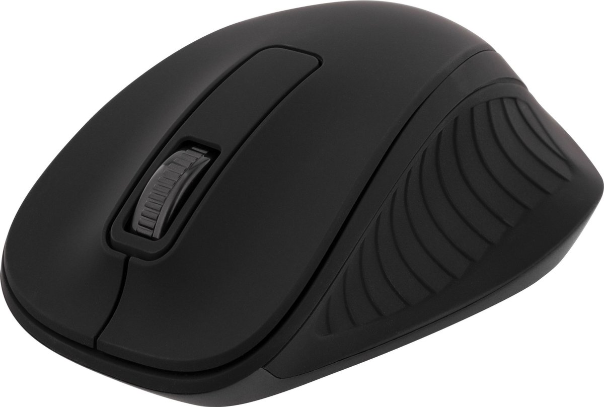 Deltaco MS-710 Draadloze optische muis 1200 DPI - Ergonomisch - - Zwart