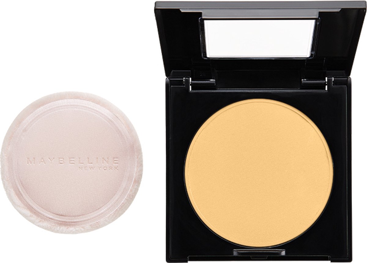 Maybelline Fit Me Matte and Poreless Powder 120 Classic Ivory - Medium huid, neutrale ondertoon. - Silver
