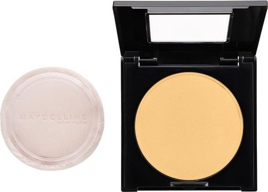 Maybelline Fit Me Matte and Poreless Powder 120 Classic Ivory - Medium huid, neutrale ondertoon. - Silver