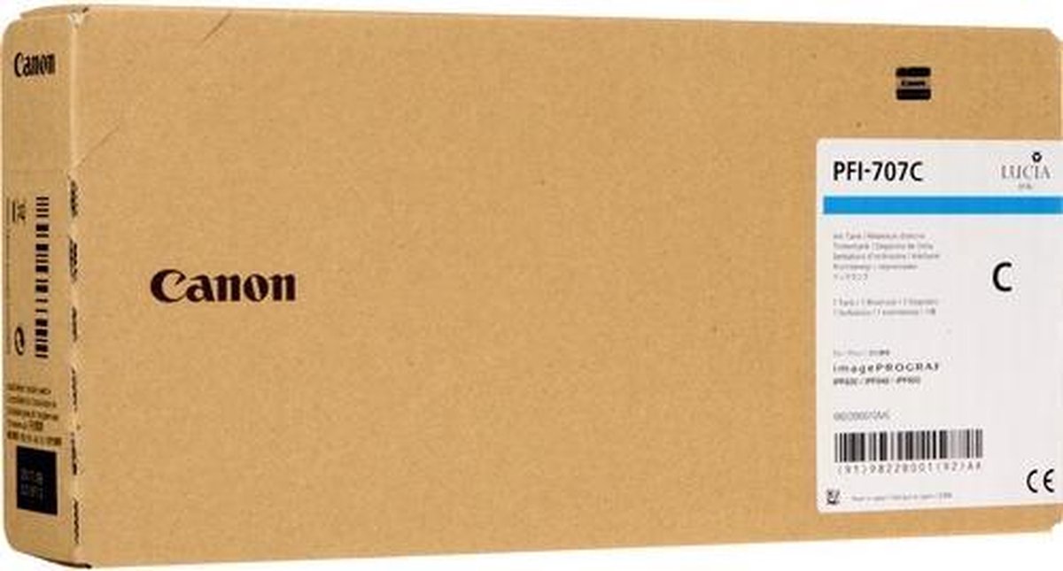 Canon PFI-707C Origineel Cyaan