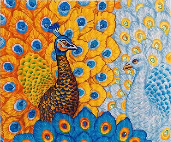 Diamond Dotz Romantic Peacocks : 57x49 cm