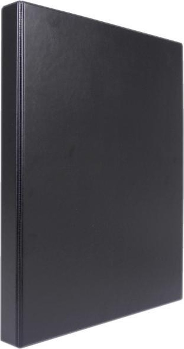 Kangaro ringband A3 EB staand 4-rings PVC zwart D-mechaniek 25mm