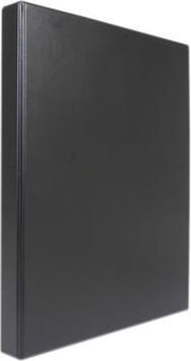 Kangaro ringband A3 EB staand 4-rings PVC zwart D-mechaniek 25mm