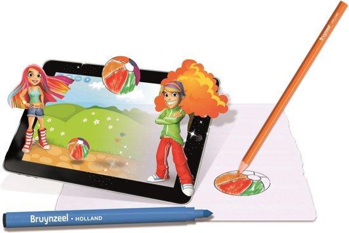 Bruynzeel viltstiften set 12 kleuren Z12B