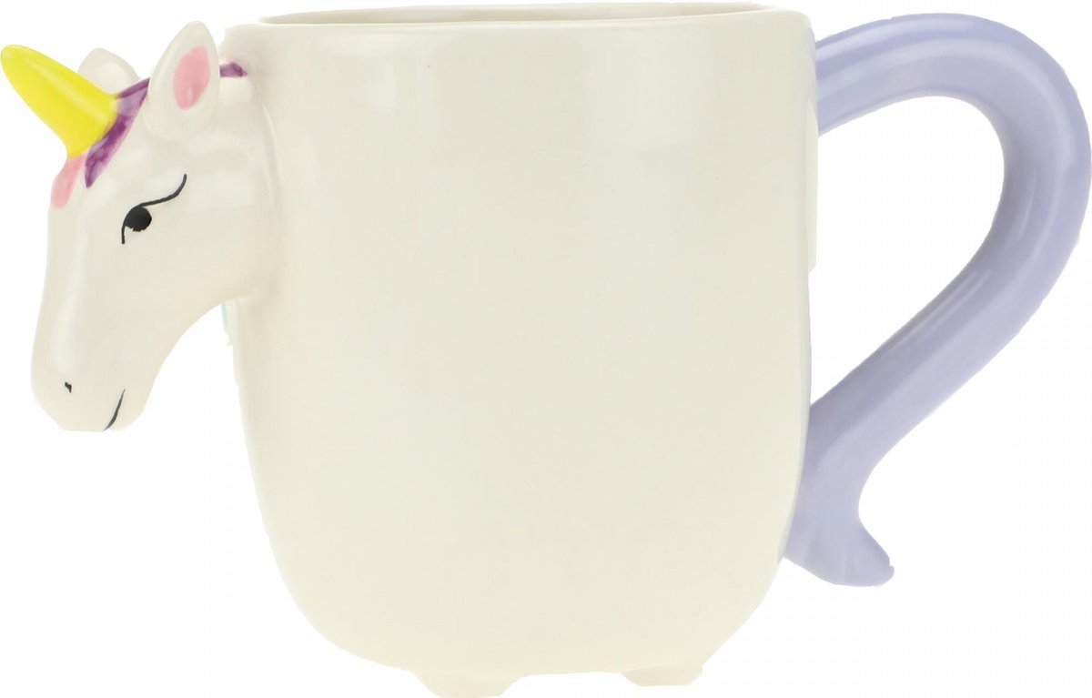 Toi-Toys mok eenhoorn 3D/ - Paars