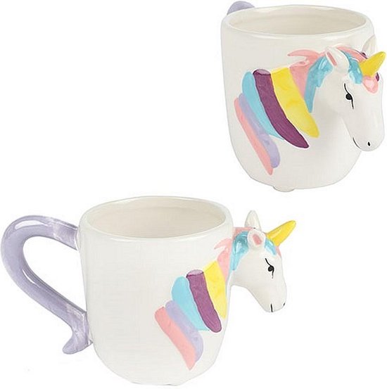 Toi-Toys mok eenhoorn 3D/ - Paars