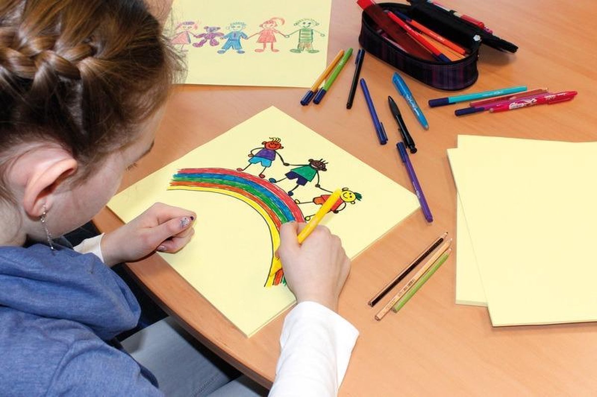 Info Notes 300x300mm Giant Pad blok a 50 vel - Geel