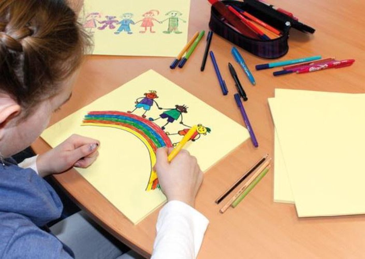 Info Notes 300x300mm Giant Pad blok a 50 vel - Geel