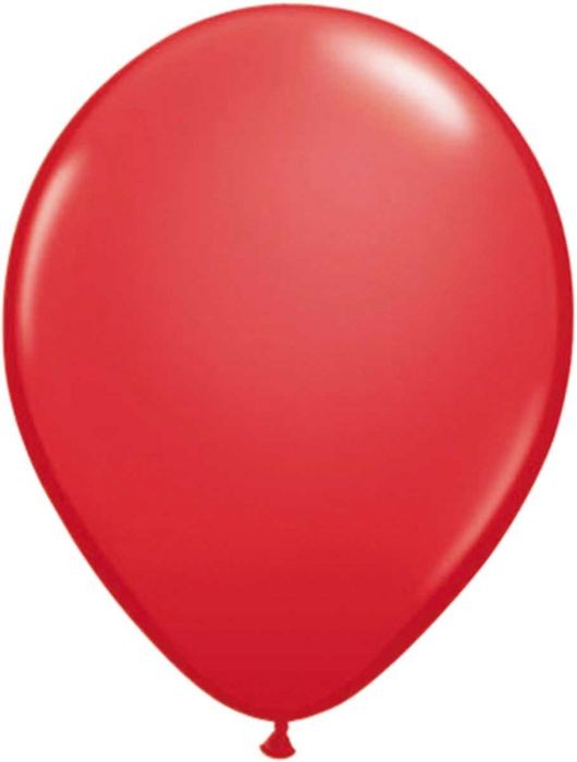 Folat Ballon Metallic 30 cm 10 stuks - Rood
