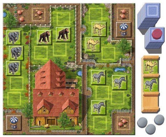 VSN / KOLMIO MEDIA White Goblin Games bordspel Zooloretto (NL) - Groen