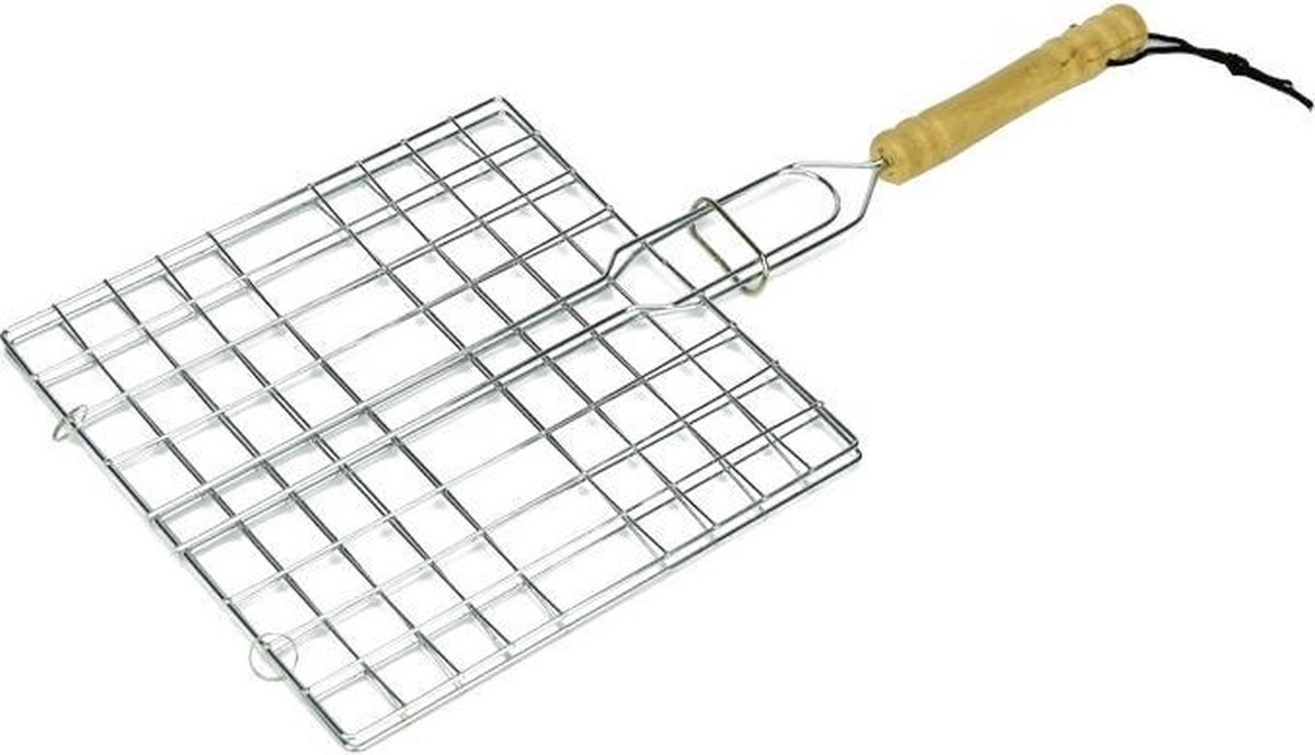 BBQ Collection Barbecuerooster met handvat - Zwart